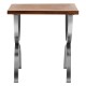 Hoboken Wood And Steel Side Table 