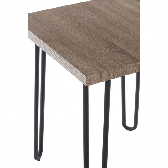 Harlem Wood And Iron Side Table 