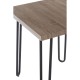 Harlem Wood And Iron Side Table 