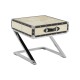 Soho Blond Cow Hide Side Table