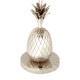 Caicos Silver Finish Pineapple Side Table 