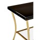 Brach 11 Black and Gold Finish Side Table 