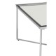 Stratus Chrome Finish Cross Base End Table