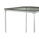 Stratus Chrome Finish Cross Base Side Table