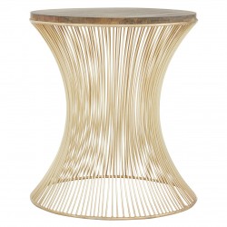 Moura Hour Glass Design Side Table