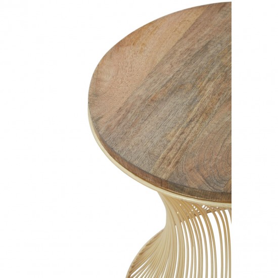 Moura Hour Glass Design Side Table
