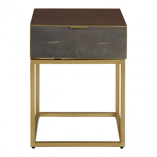 Brompton Shagreen Side Table 