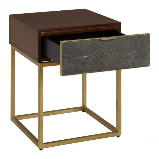 Brompton Shagreen Side Table 