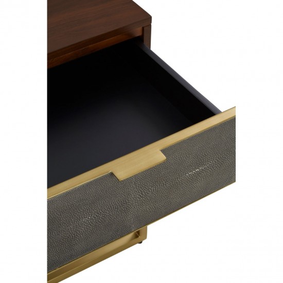 Brompton Shagreen Side Table 