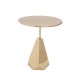 Adams Shiny Gold Side Table 
