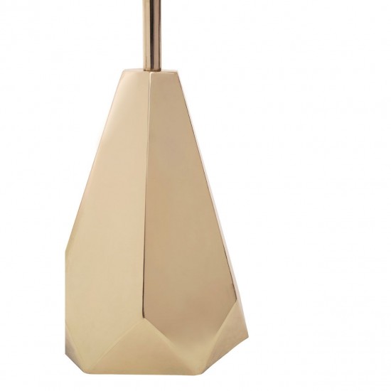 Adams Shiny Gold Side Table 