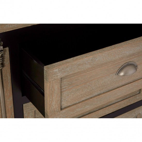Loire Oak and Birch Wood Sideboard
