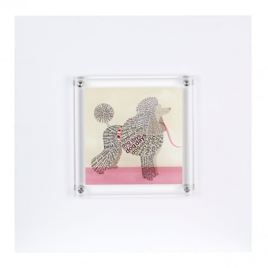French Poodle Framed Wall Art