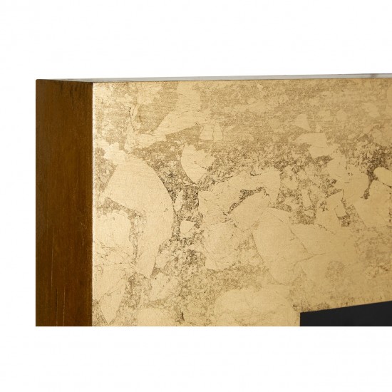 Gold and Black Finish Framed Buddha