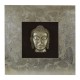 Silver and Black Finish Framed Buddha