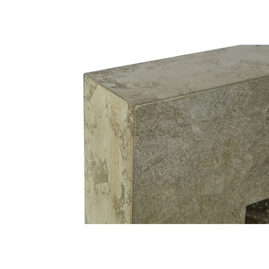 Silver and Black Finish Framed Buddha