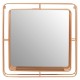 Ivy Champagne Rose Gold Wall Mirror