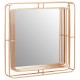 Ivy Champagne Rose Gold Wall Mirror