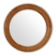 Lincoln Tan Leather Large Wall Mirror