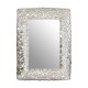 Moura Pebble Effect Rectangular Wall Mirror