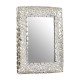 Moura Pebble Effect Rectangular Wall Mirror