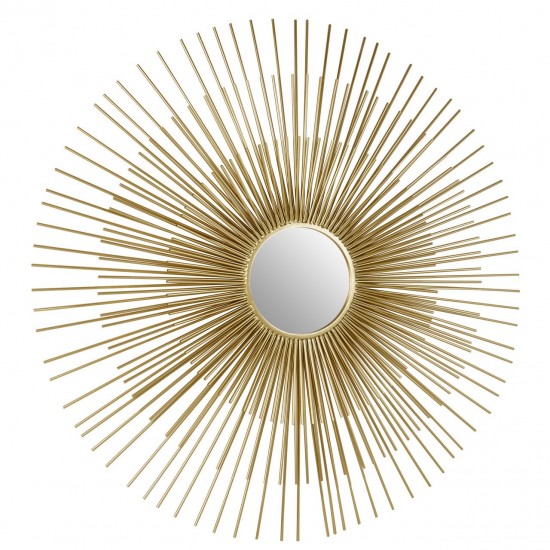 Solus Gold Finish Wall Mirror