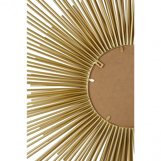 Solus Gold Finish Wall Mirror