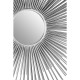 Solus Silver Finish Wall Mirror