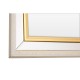 Double Frame Gold Finish Wall Mirror