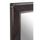 Soho Black Leather Wall Mirror