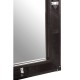 Soho Black Leather Wall Mirror