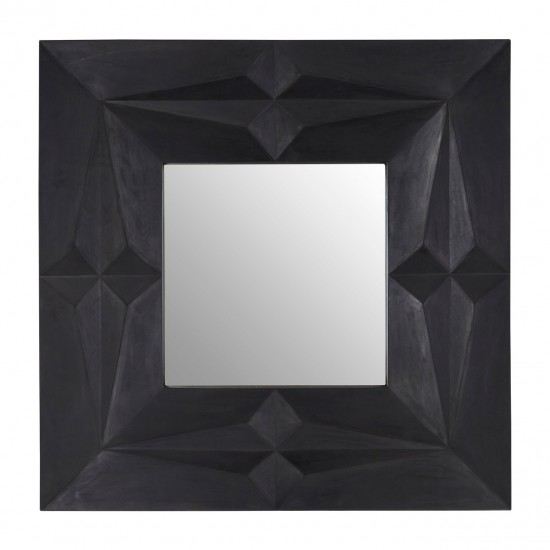 Sandor Mango Wood Square Wall Mirror