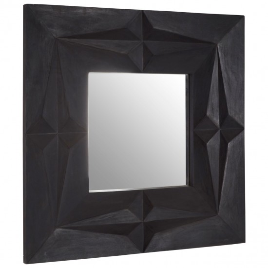 Sandor Mango Wood Square Wall Mirror