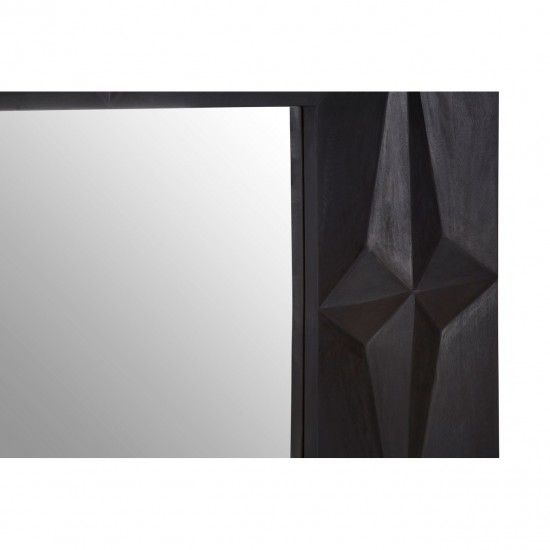 Sandor Mango Wood Square Wall Mirror