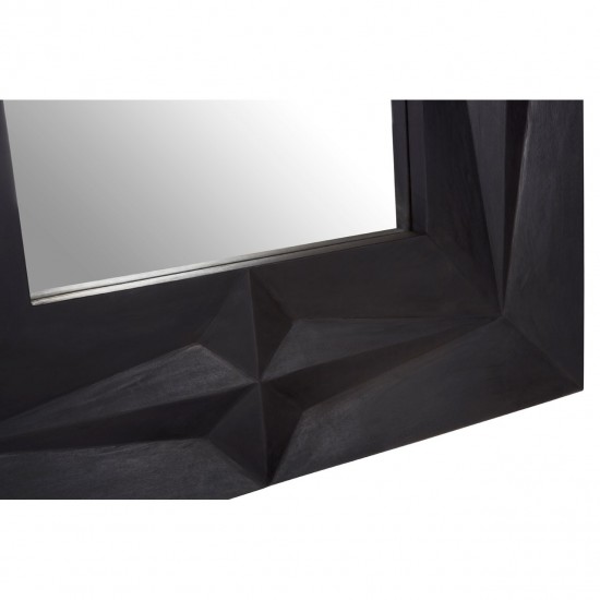Sandor Mango Wood Square Wall Mirror